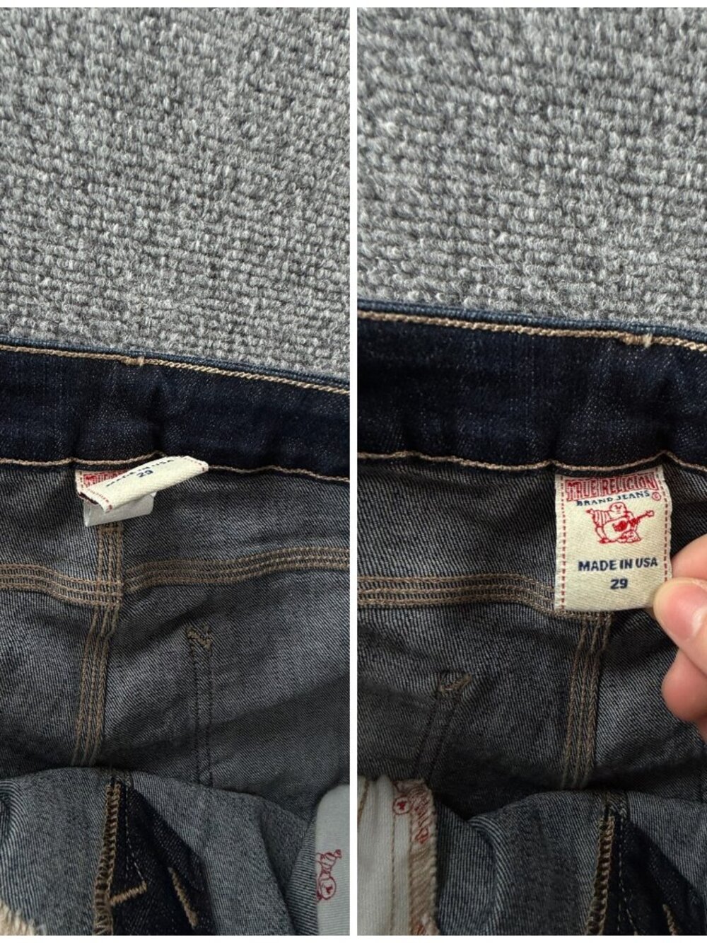 NWT True Religion Denim Jeans USA Size 29 Cotton Blend Stella Skinny ACTL 29X30 - Picture 14 of 16
